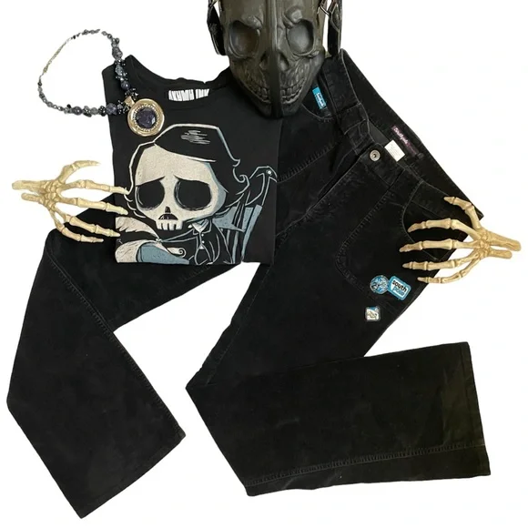 Y2k South Pole velvet womens pants - Picture 14 of 14